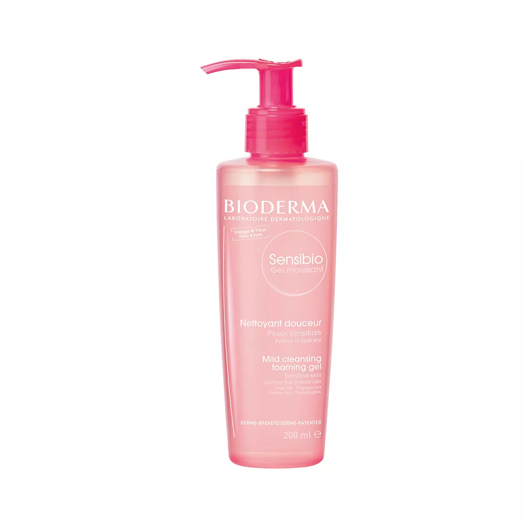 Gel spumant calmant si hidratant Sensibio, 200 ml, Bioderma, [],farmaciabajan.ro