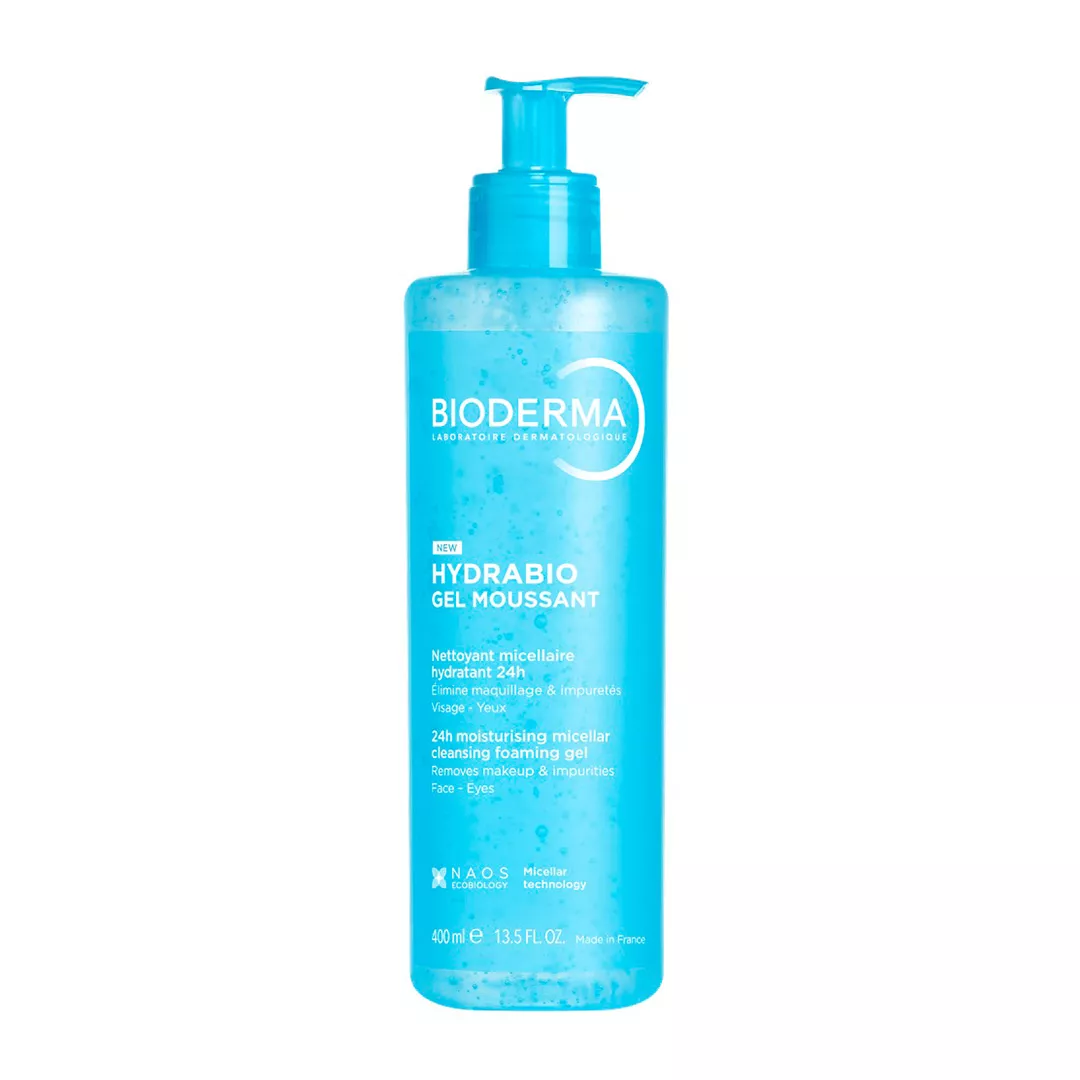 Gel Spumant Hydrabio, 400 ml, Bioderma, [],farmaciabajan.ro