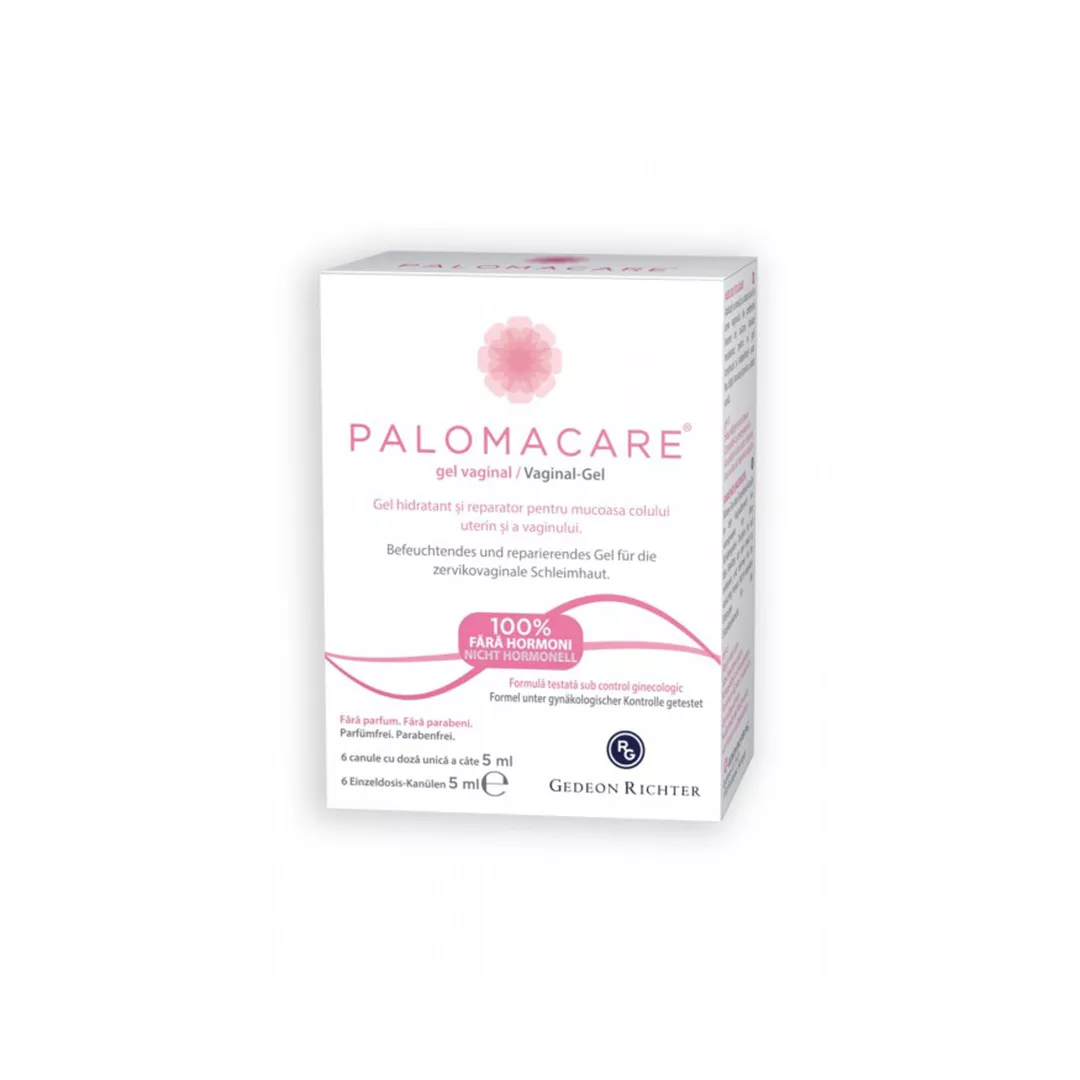 Gel vaginal, 5 mg x 6 bucati, Palomacare, [],farmaciabajan.ro