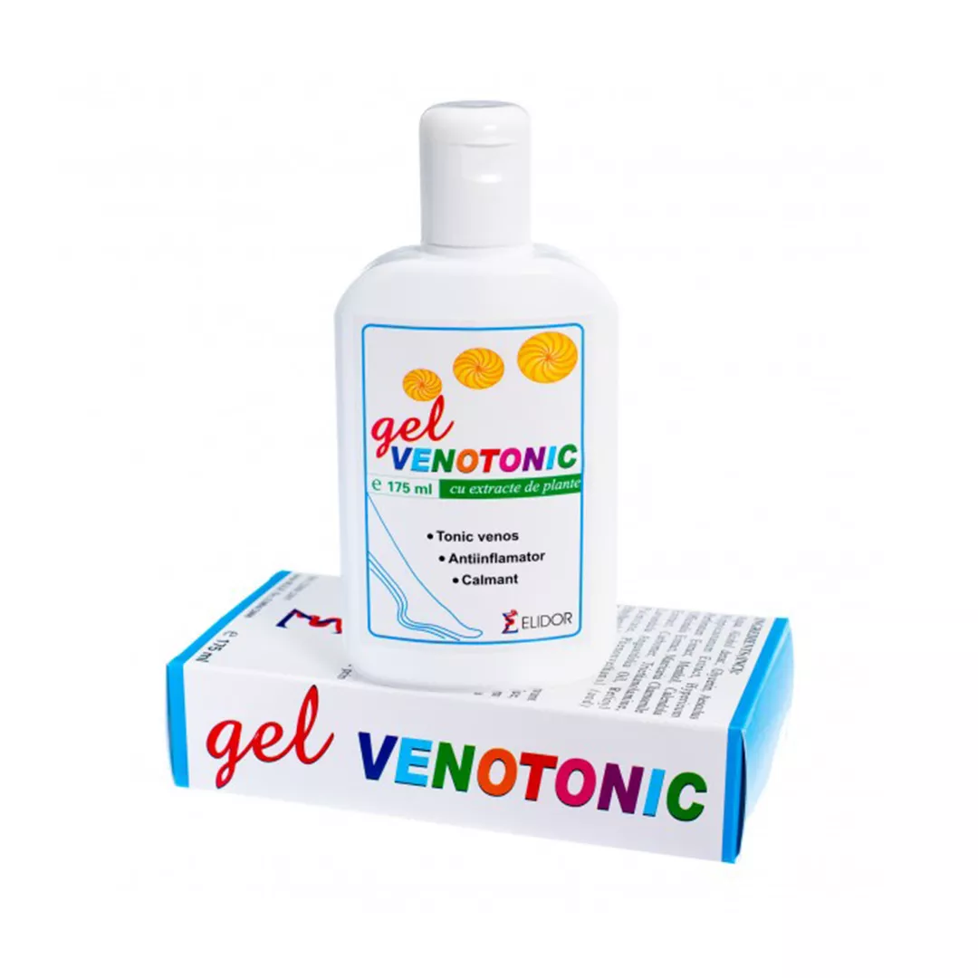 Gel Venotonic, 175 ml, Elidor, [],farmaciabajan.ro