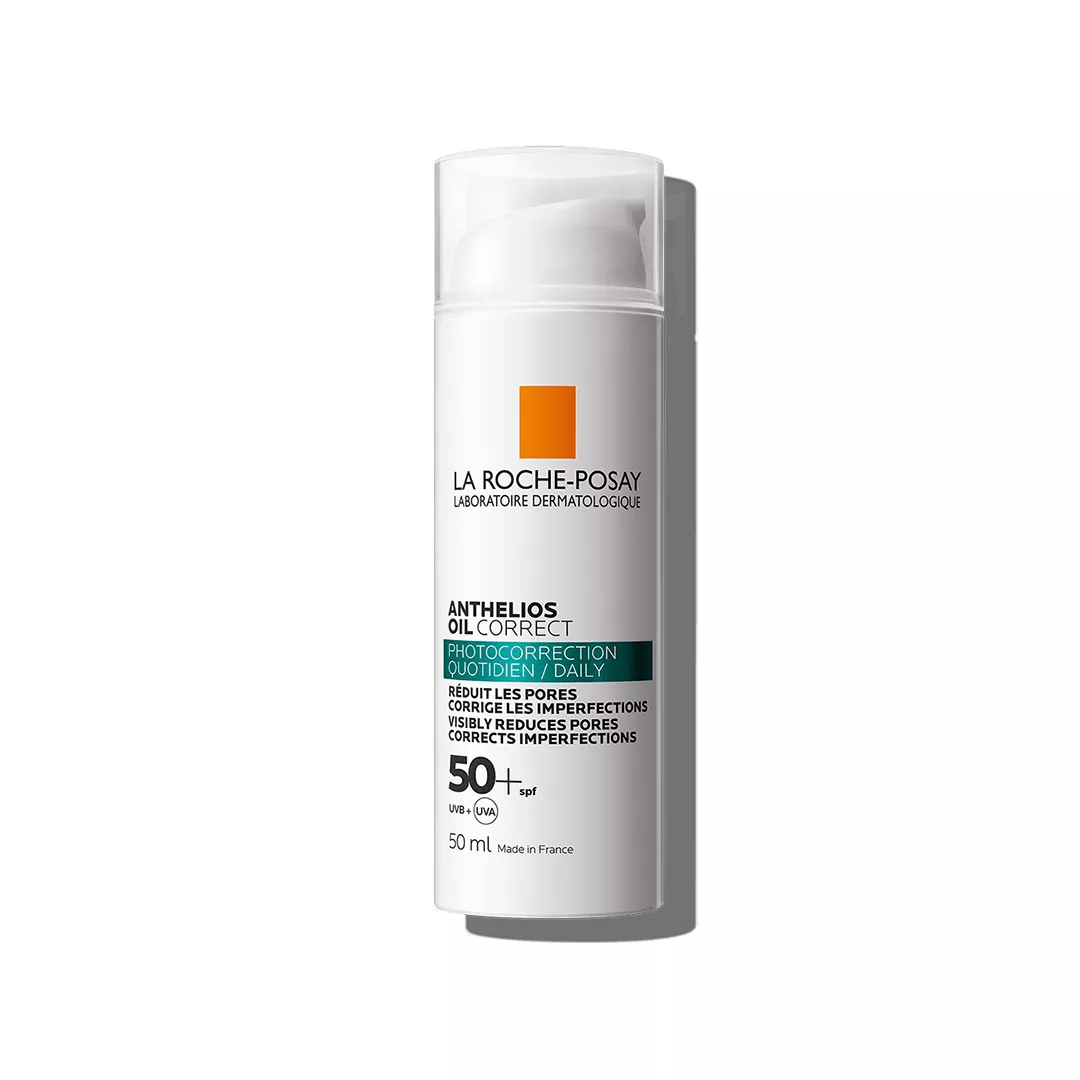 Gel-crema anti-imperfectiuni cu SPF 50+ Anthelios Oil Correct, 50 ml, La Roche-Posay, [],farmaciabajan.ro