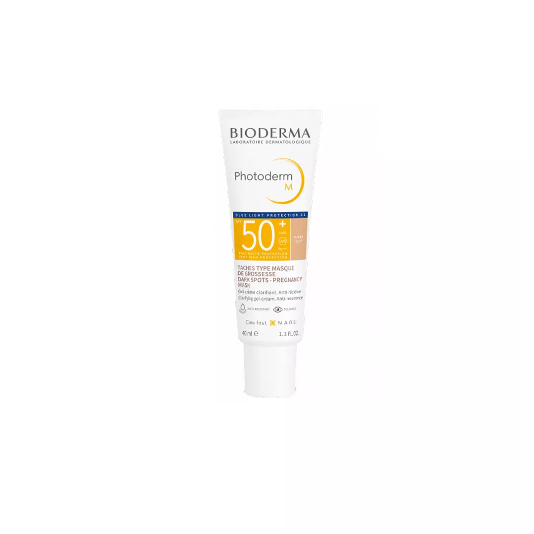 Gel-crema corectoare cu efect anti-recidiva, Photoderm M SPF 50+ deschis, 40 ml, Bioderma, [],farmaciabajan.ro
