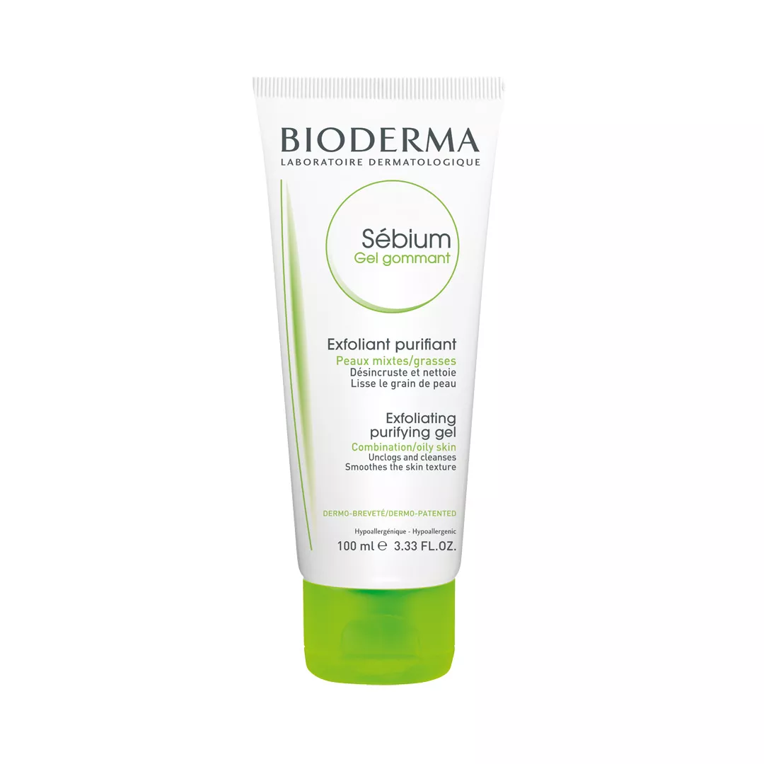Gel exfoliant Sebium, 100 ML, Bioderma, [],farmaciabajan.ro