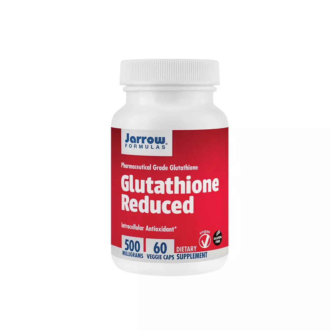 Glutathione Reduced 500 mg Jarrow Formulas, 60 capsule, Secom, [],https:farmaciabajan.ro