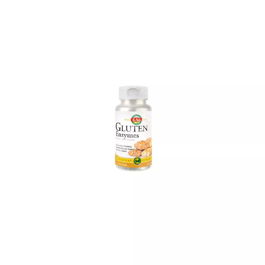 Gluten Enzymes Kal, 30 capsule, Secom, [],https:farmaciabajan.ro
