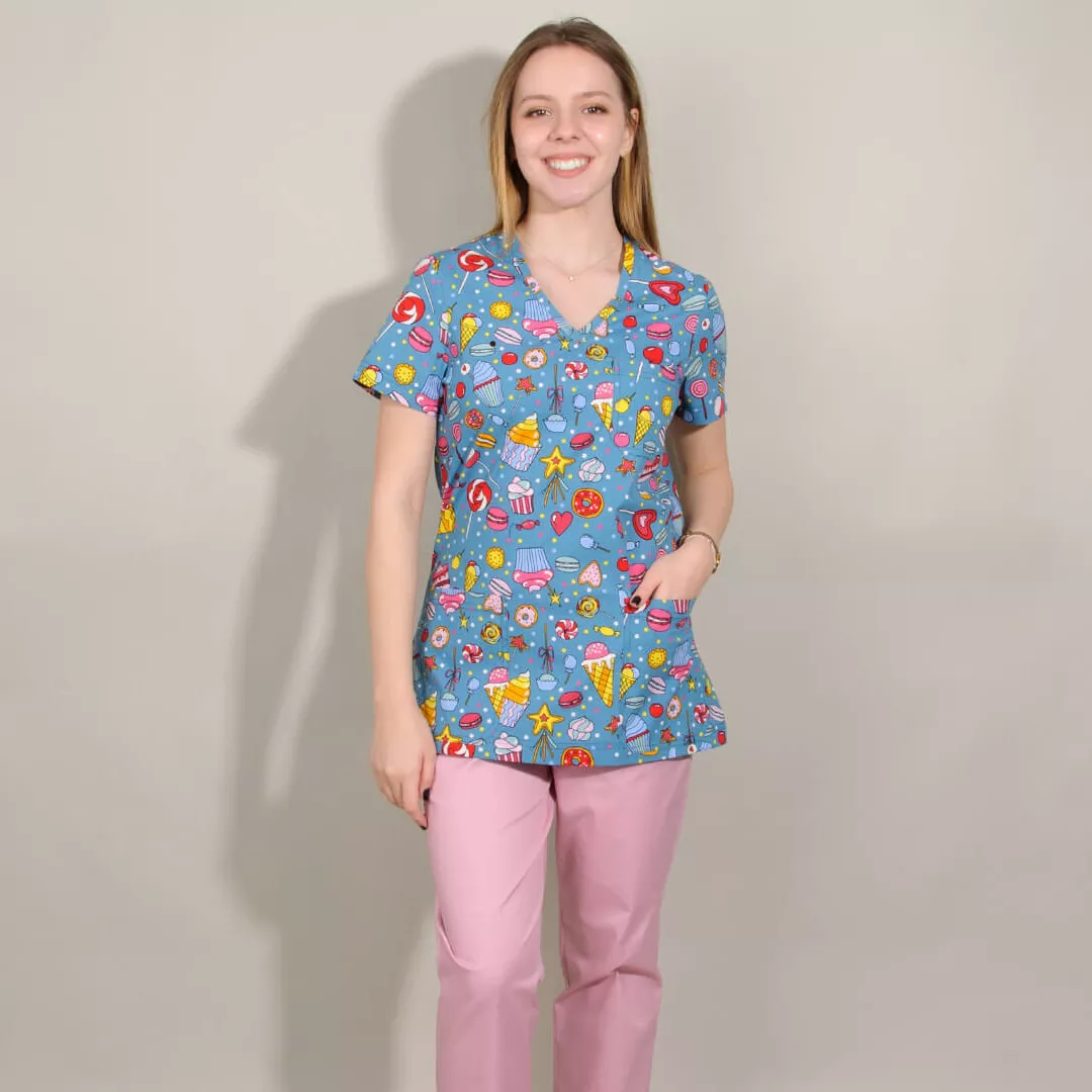 Halat chirurgical MS Ana, cod 94, Spandex, [],farmaciabajan.ro