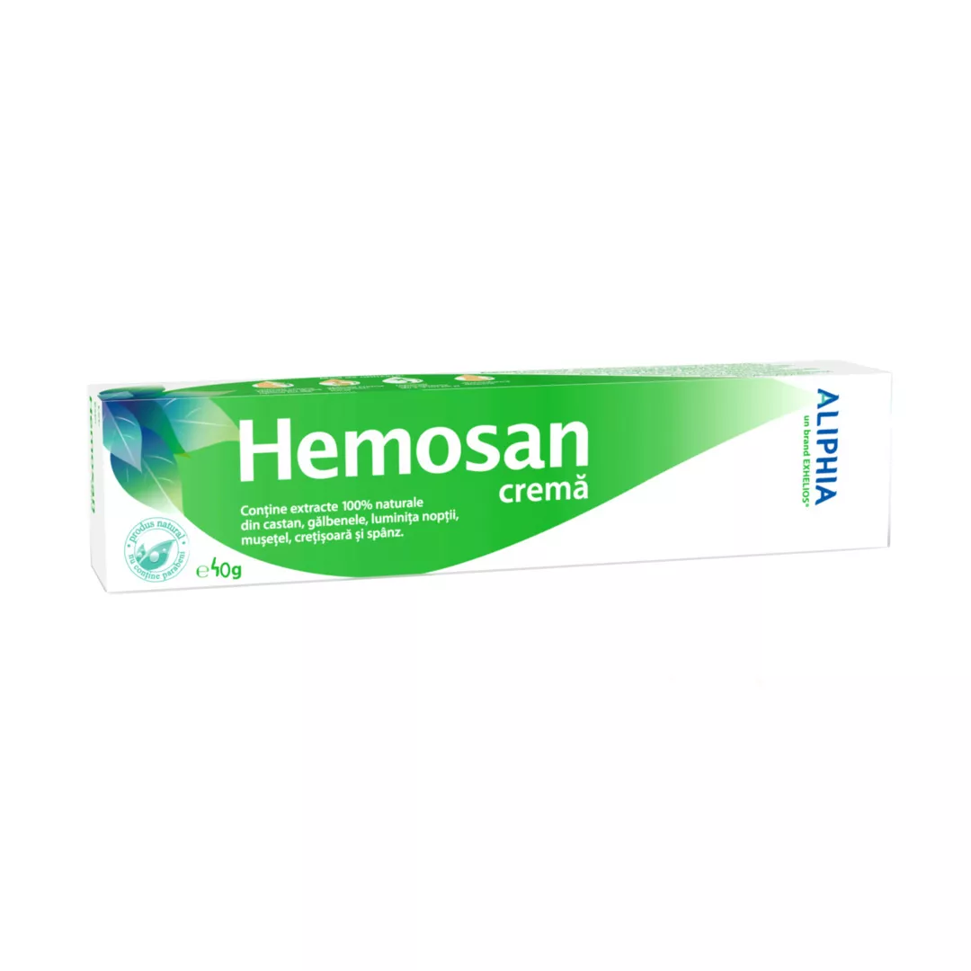 Hemosan Crema, 40gr, EXHELIOS, [],https:farmaciabajan.ro