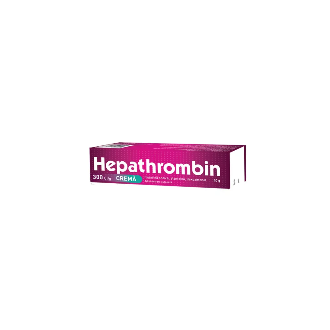 Hepathrombin crema 300UI/g, 40 g, Hemofarm, [],https:farmaciabajan.ro