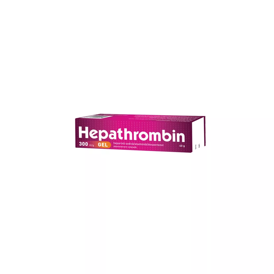 Hepathrombin gel 300UI/g, 40 g, Hemofarm, [],https:farmaciabajan.ro