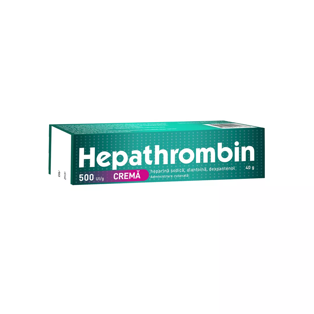 Hepathrombin crema 500UI/g, 40 g, Hemofarm, [],https:farmaciabajan.ro