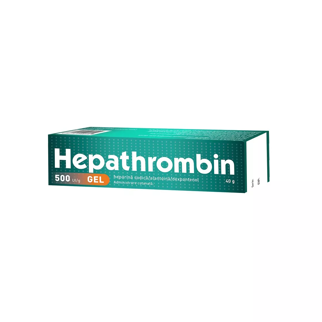 Hepathrombin gel 500UI/g, 40 g, Hemofarm, [],https:farmaciabajan.ro