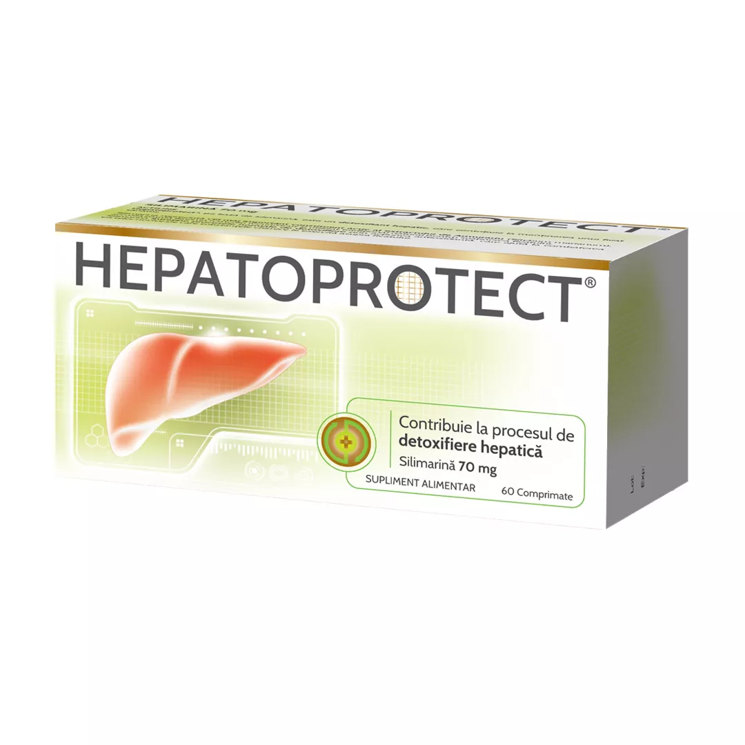 Hepatoprotect, 60 comprimate, Biofarm, [],farmaciabajan.ro