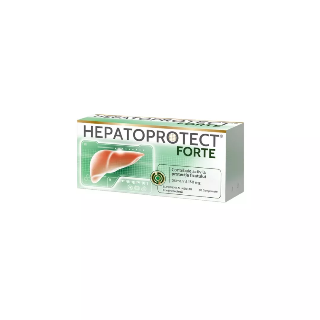 Hepatoprotect Forte, 30 comprimate, Biofarm, [],farmaciabajan.ro