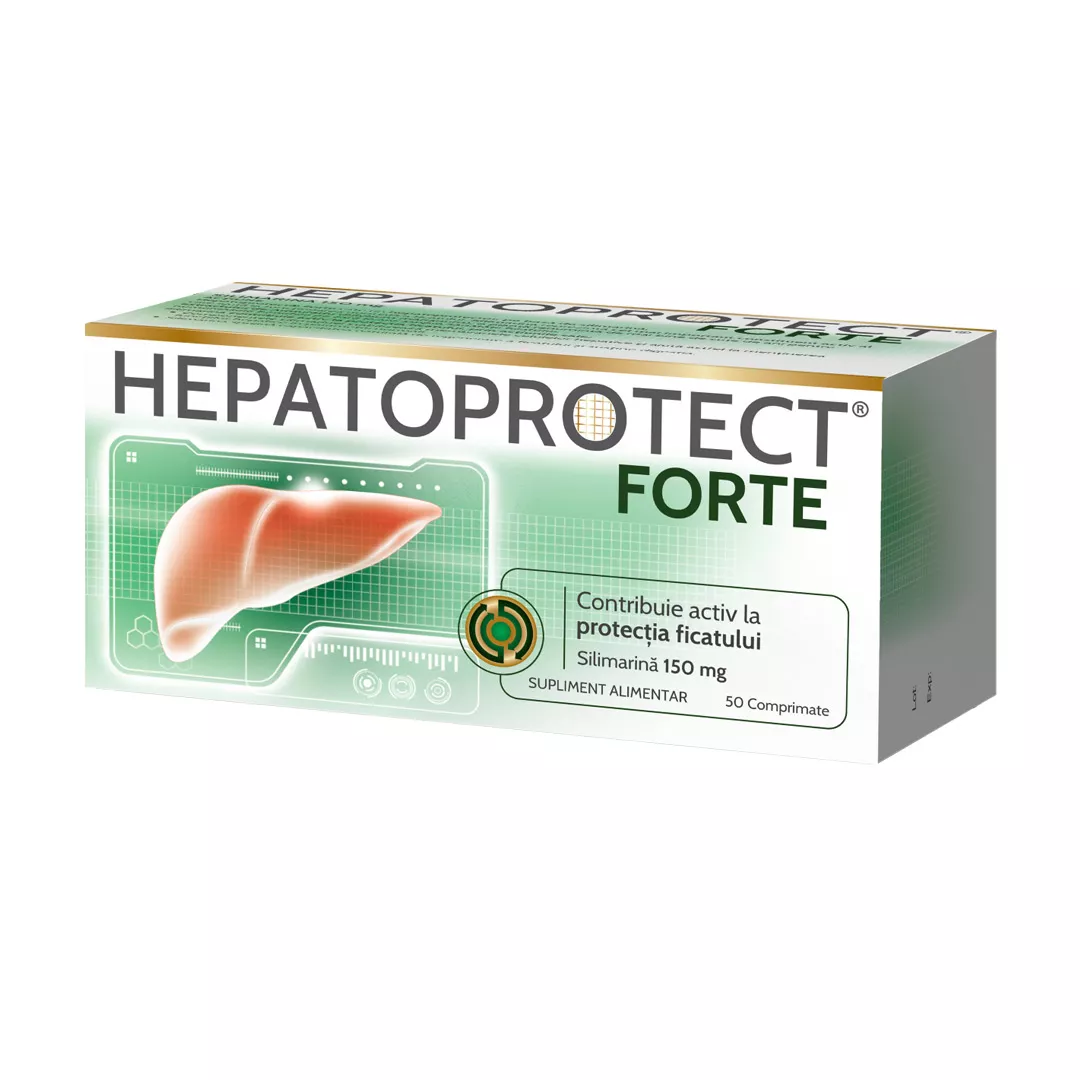 Hepatoprotect Forte, 50 comprimate, Biofarm, [],https:farmaciabajan.ro
