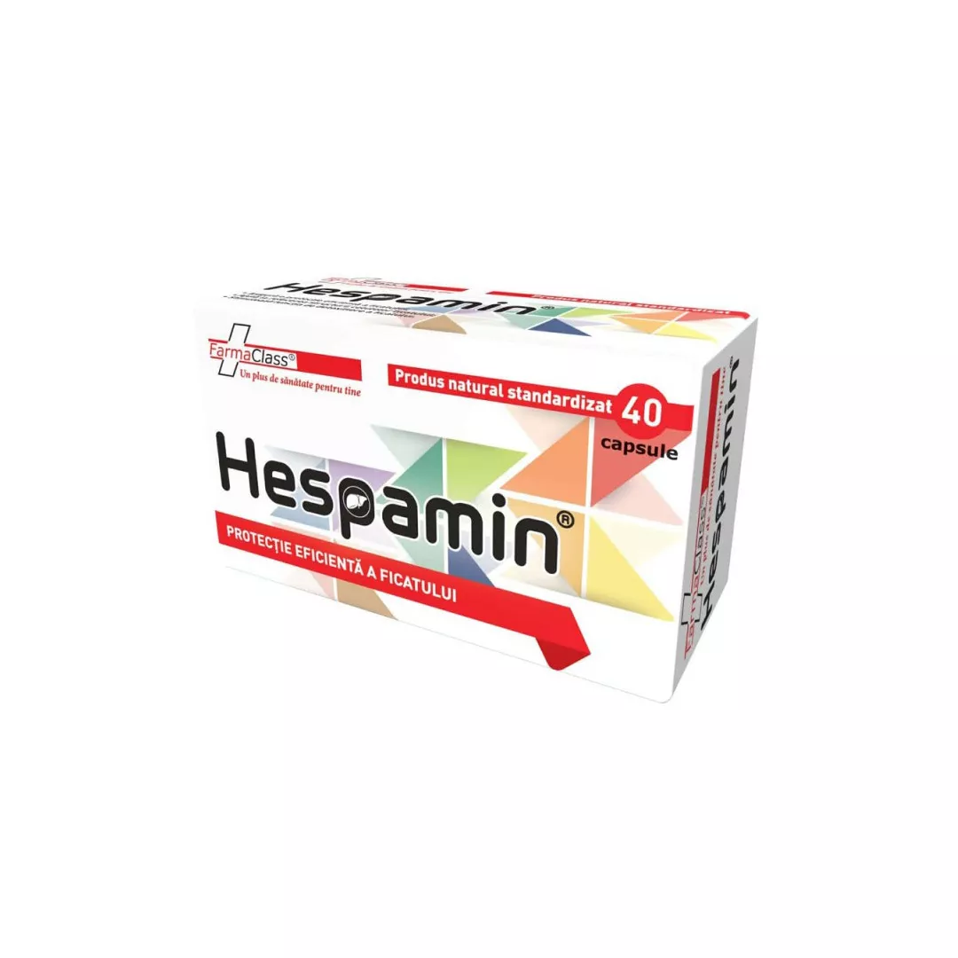 Hespamin, 40 capsule, FarmaClass, [],farmaciabajan.ro