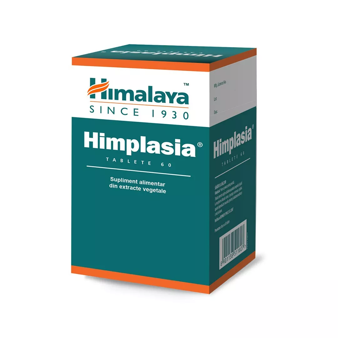 Himplasia, 60 tablete, Himalaya, [],https:farmaciabajan.ro