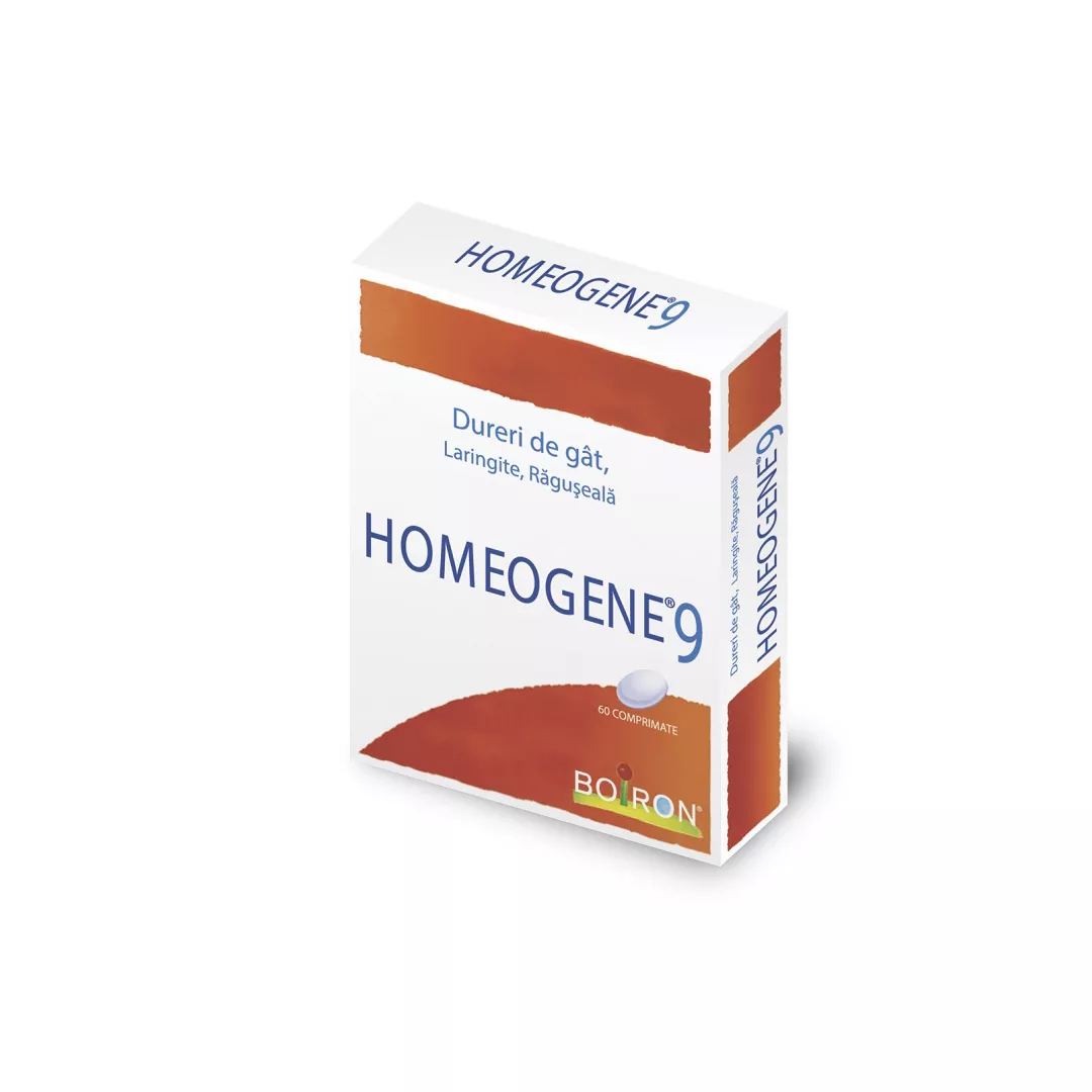Homeogene 9, 60 comprimate, Boiron, [],farmaciabajan.ro