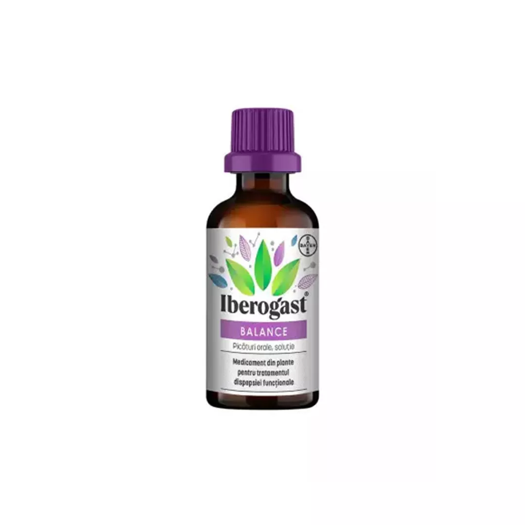 Iberogast Balance picaturi orale solutie, 50ml, Bayer, [],farmaciabajan.ro