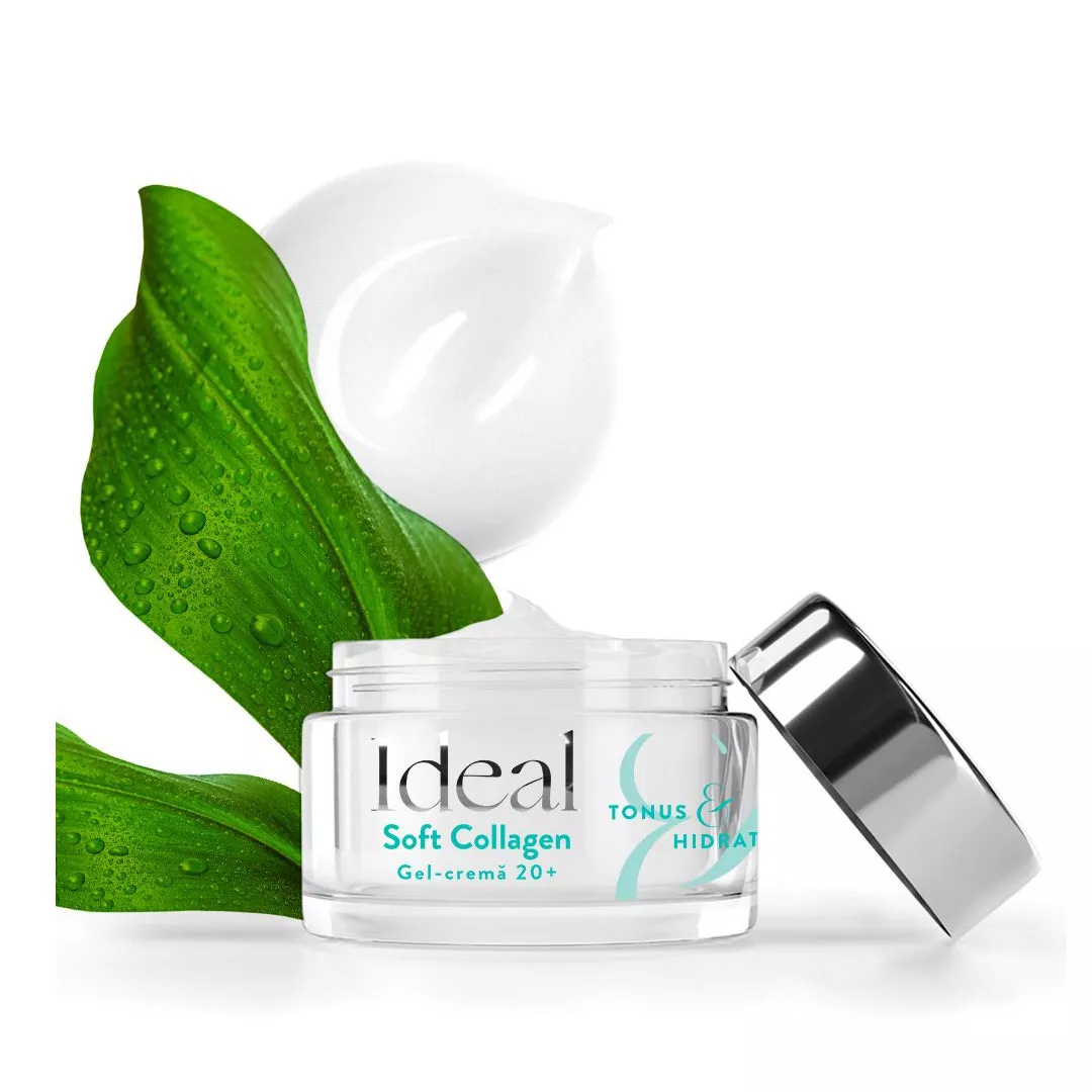 IDEAL Soft Collagen Gel-Crema 20+, 50 ml, Fiterman, [],farmaciabajan.ro