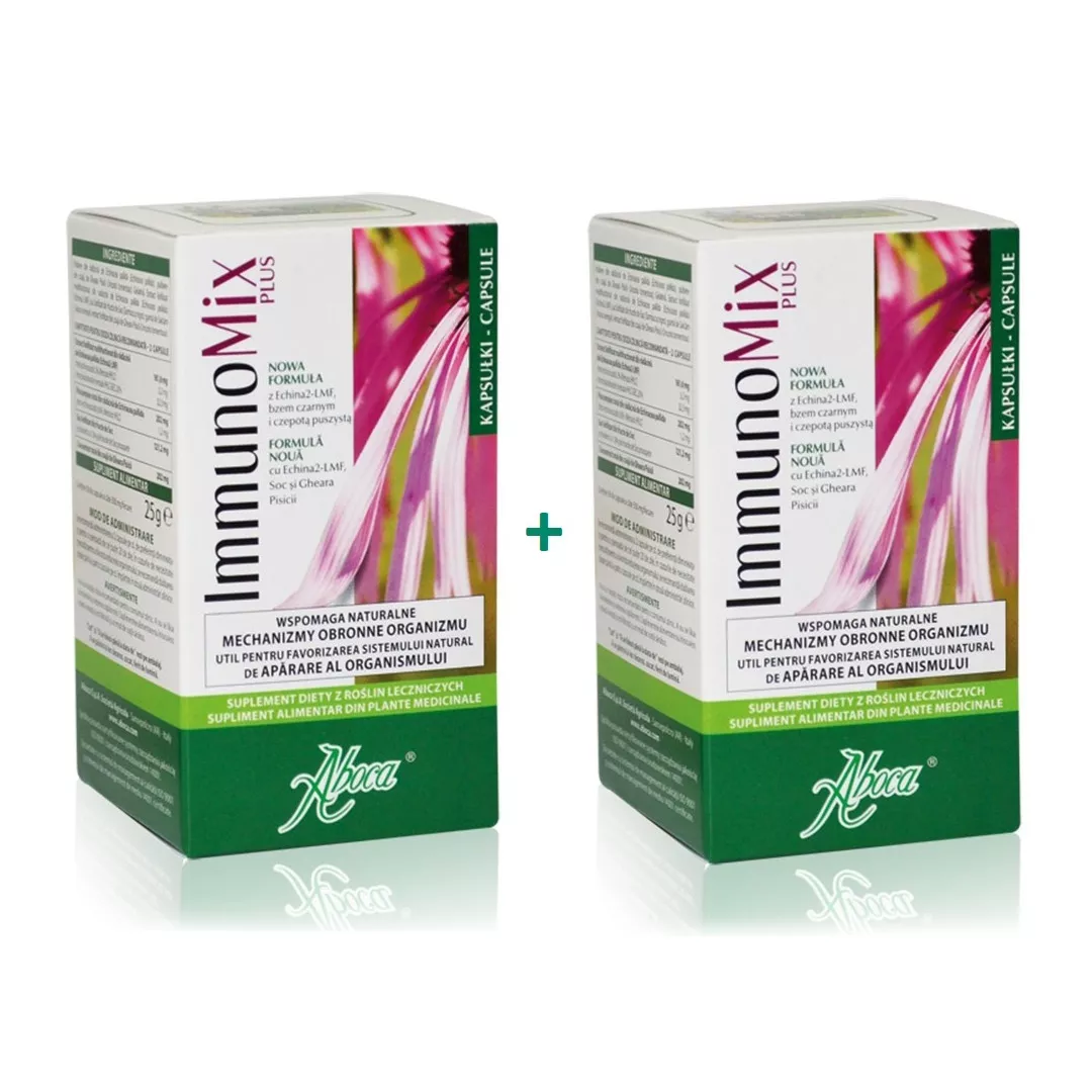 Immunomix Plus 50 capsule, 1+1 (-50% reducere la al-2lea produs), Aboca, [],farmaciabajan.ro