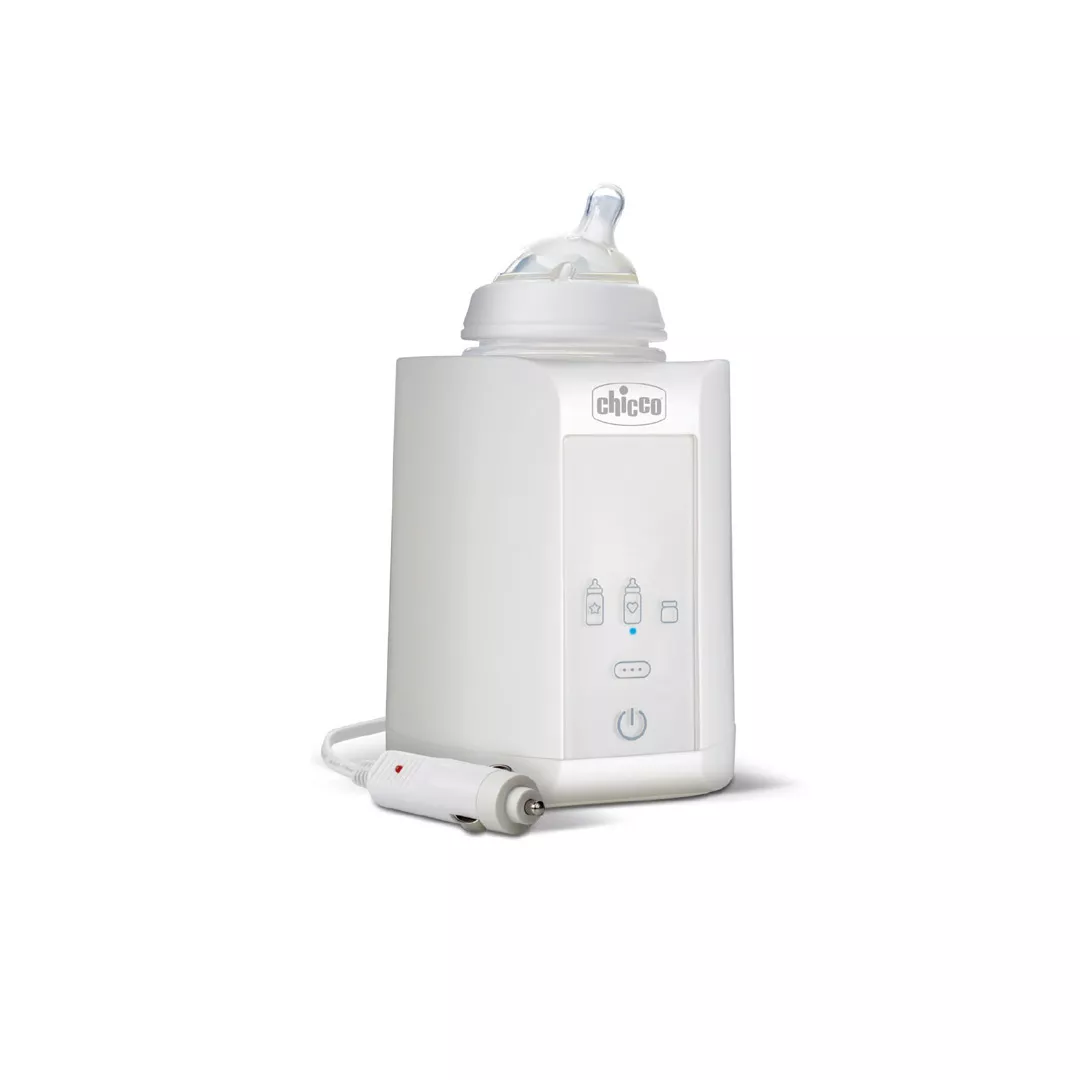 Incalzitor electric 2 in 1 cu adaptor pentru autovehicul, 0 luni+, Chicco, [],farmaciabajan.ro