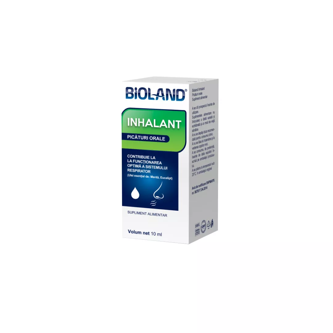 Inhalant Bioland picaturi orale, 10 ml, Biofarm, [],farmaciabajan.ro