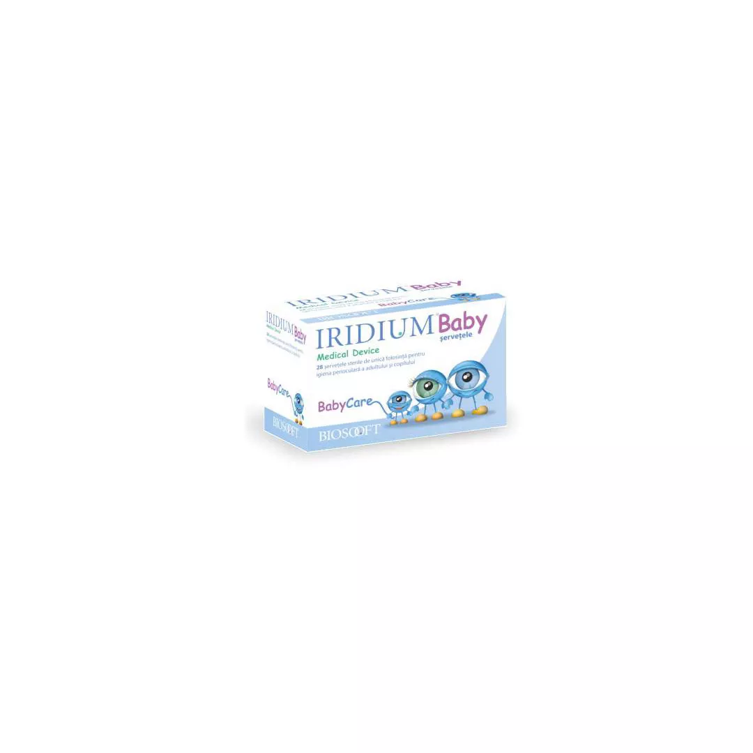 Servetele sterile Iridium Baby, 28 bucati, Bio Soft Italia, [],farmaciabajan.ro