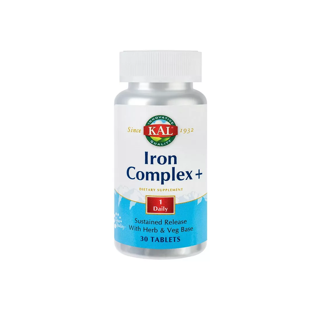 Iron complex Kal, 30 tablete, Secom, [],https:farmaciabajan.ro