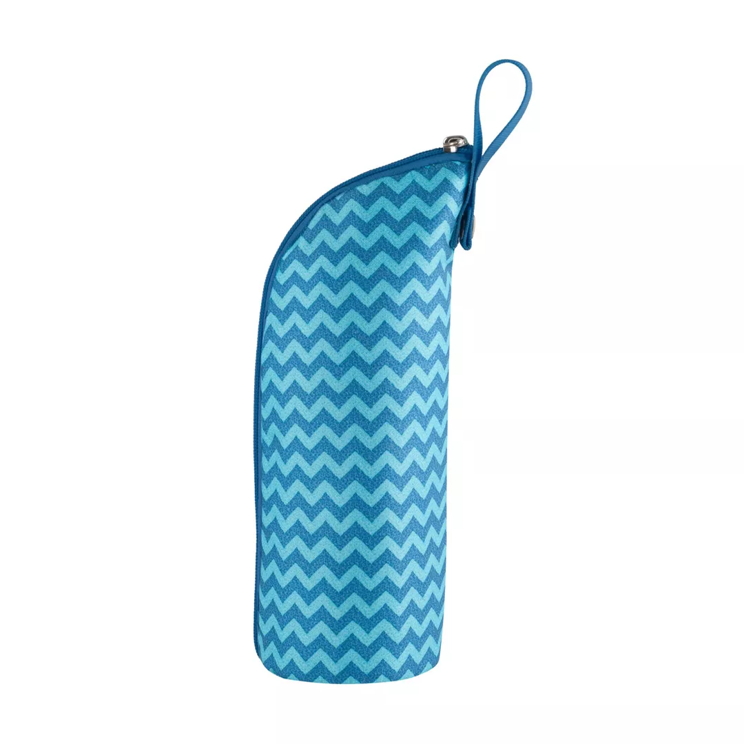 Izolator din material moale pentru biberoane 78/601, albastru,500 ml, Canpol, [],farmaciabajan.ro