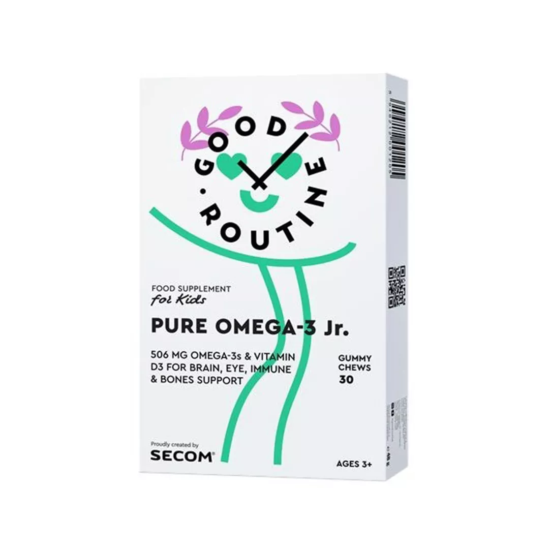 Jeleuri Pure Omega-3 Jr Good Routine, 30 jeleuri, Secom, [],farmaciabajan.ro