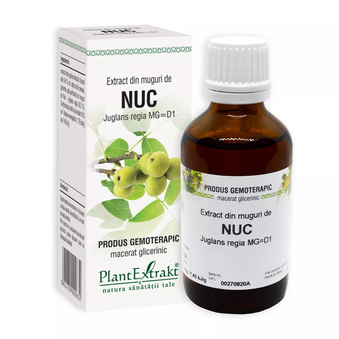 Extract din muguri de Nuc, 50 ml, Plant Extrakt, [],farmaciabajan.ro