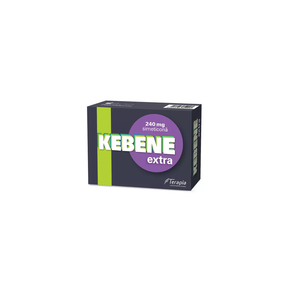 Kebene Extra Simeticona 240 mg, 30 capsule, Terapia, [],https:farmaciabajan.ro