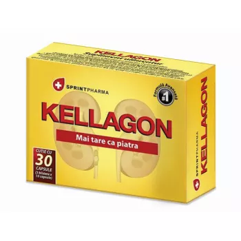 Kellagon, 30 capsule, Sprint Pharma, [],https:farmaciabajan.ro
