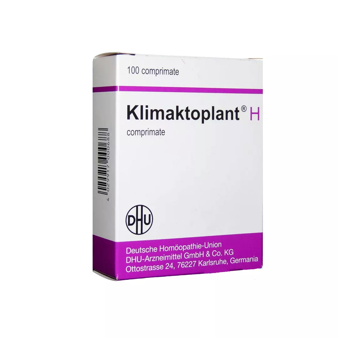 Klimaktoplant H, 100 comprimate, Dhu Germania, [],farmaciabajan.ro