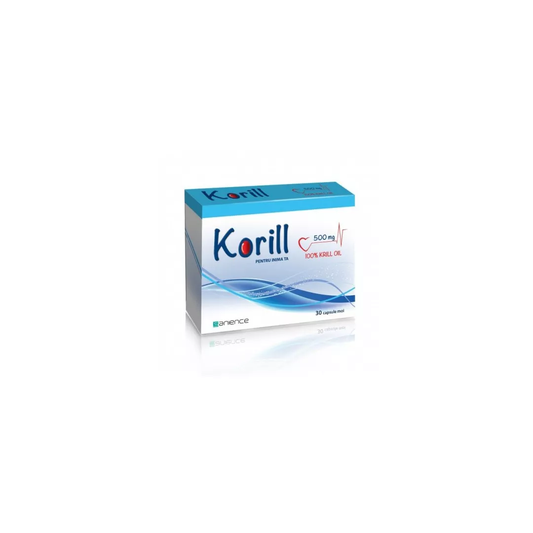 Korill ulei de krill 500 mg, 30 capsule, Sanience, [],https:farmaciabajan.ro