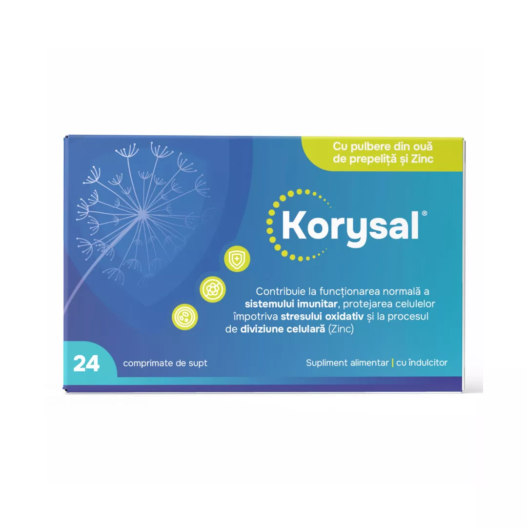 Korysal, 24 comprimate de supt, Naturpharma, [],farmaciabajan.ro