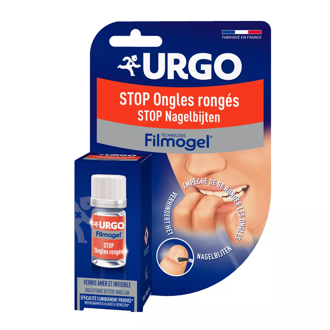 Lac invizibil Stop Bitten Nails Filmogel, 9 ml, Urgo, [],farmaciabajan.ro