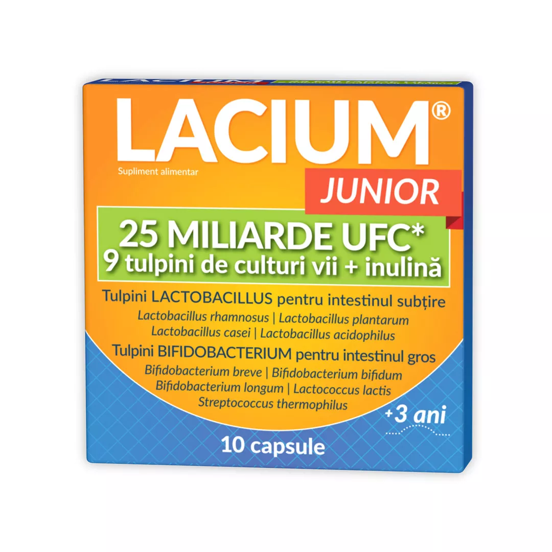 Lacium Junior 25 miliarde UFC, 10 capsule, Zdrovit, [],farmaciabajan.ro