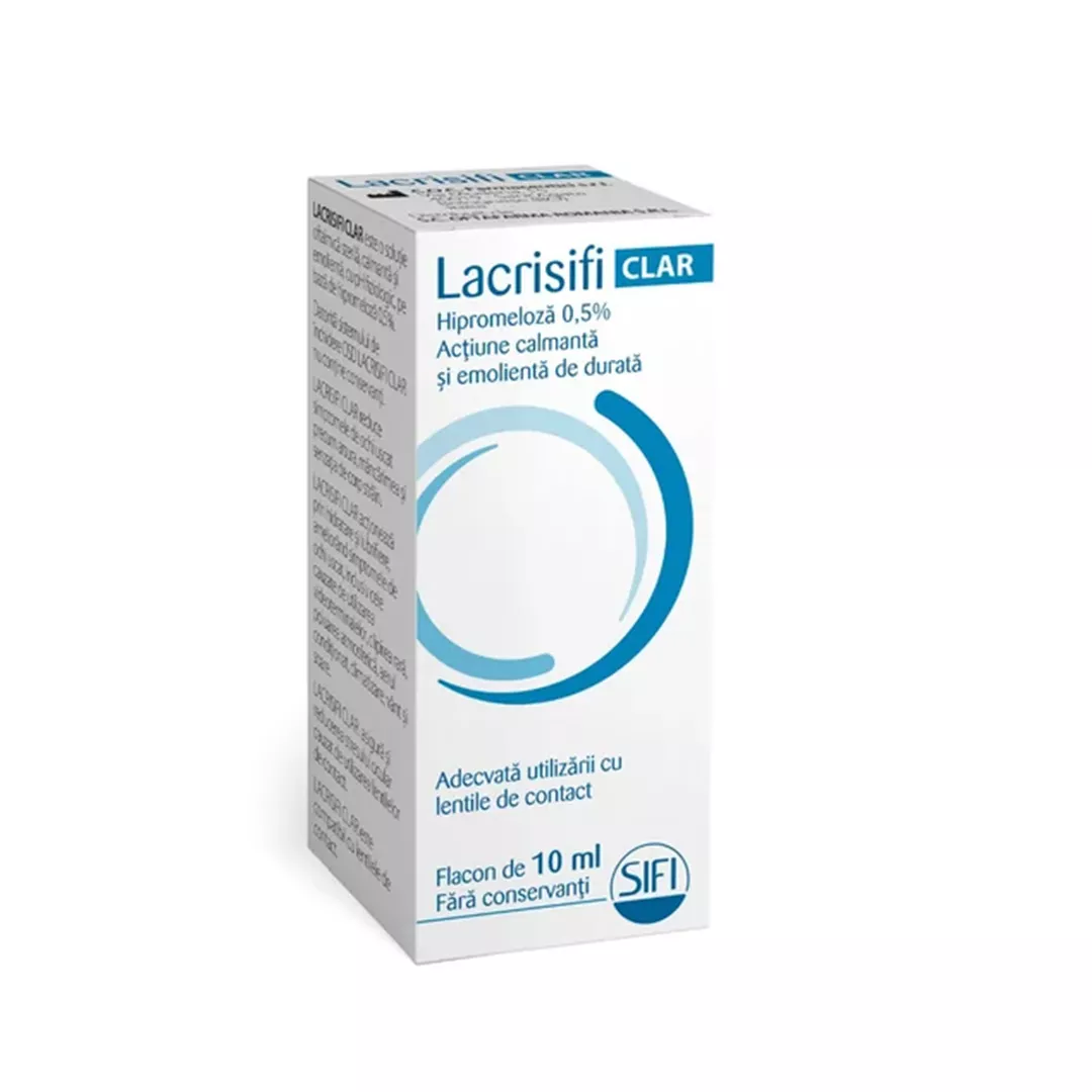 Lacrisifi Clar solutie oftalmica 0,5%, 10 ml, Sifi, [],farmaciabajan.ro