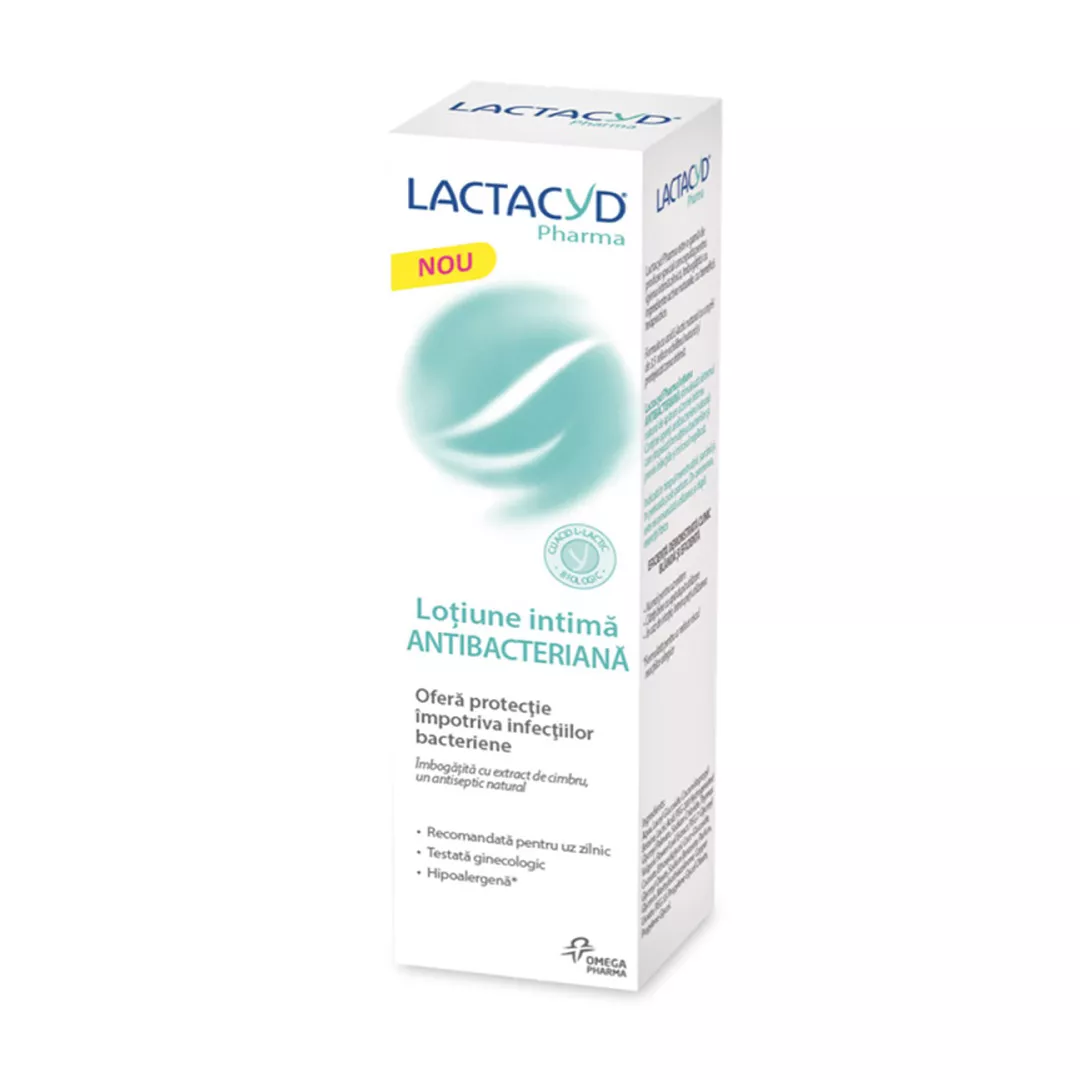 Lotiune intima antibacteriana Lactacyd, 250 ml, Perrigo, [],https:farmaciabajan.ro
