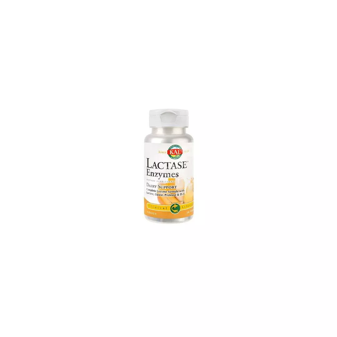 Lactase Enzymes Kal, 30 tablete, Secom, [],farmaciabajan.ro