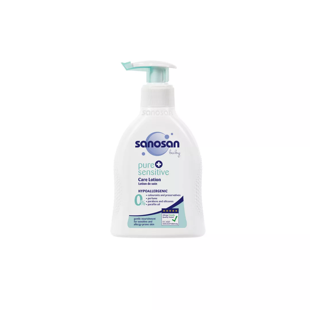 Lapte corp Pure&Sensitive, 200 ml, Sanosan, [],farmaciabajan.ro