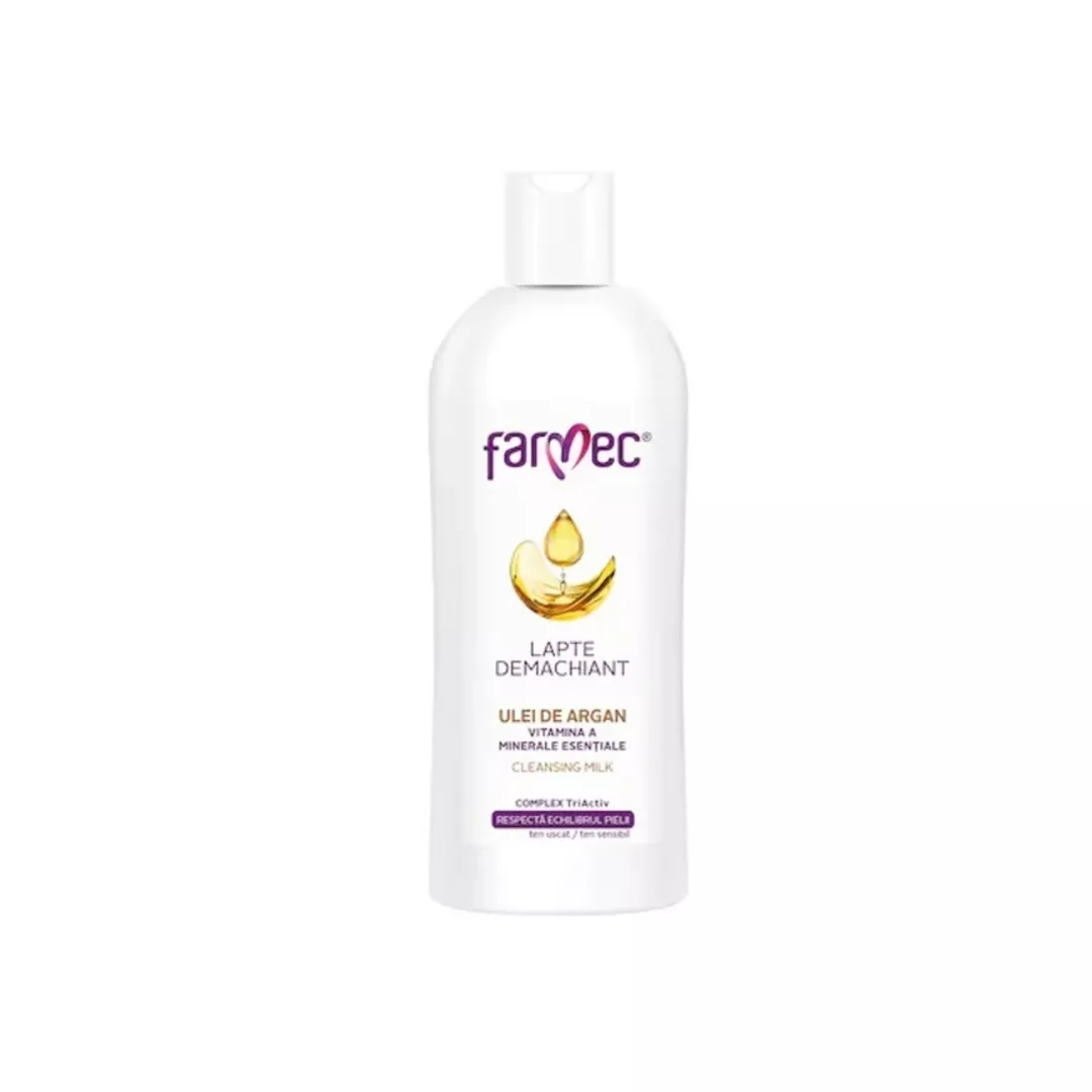 Lapte demachiant cu Ulei de Argan, 150 ml, Farmec, [],farmaciabajan.ro