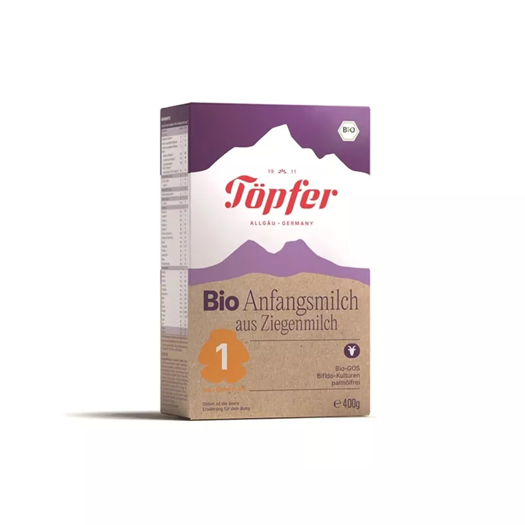 Lapte praf Bio de capra Formula 1, 400 g, Topfer, [],farmaciabajan.ro