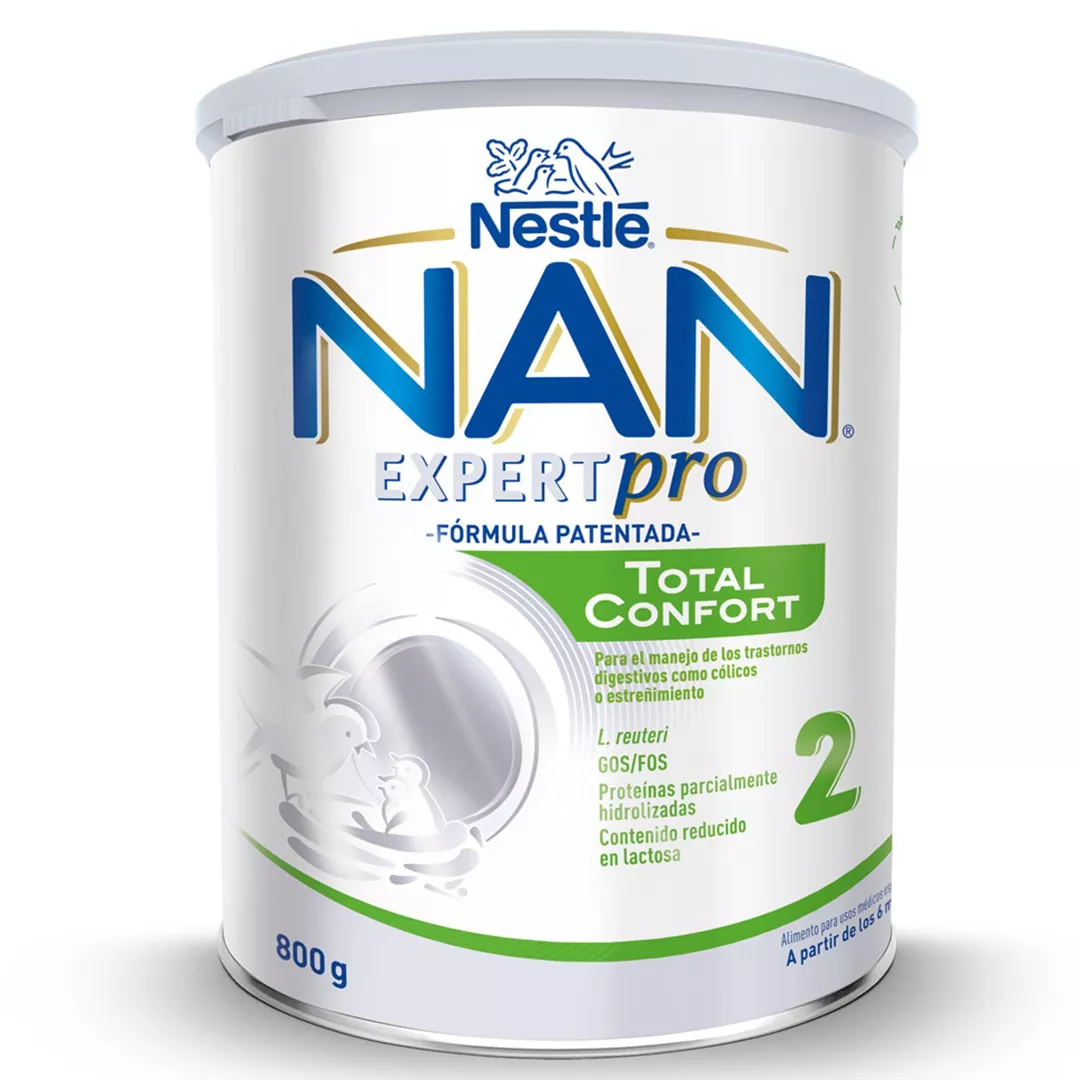 Lapte praf de la 6 luni Nan Expertpro Total Confort, 2, 800 g, Nestle, [],farmaciabajan.ro