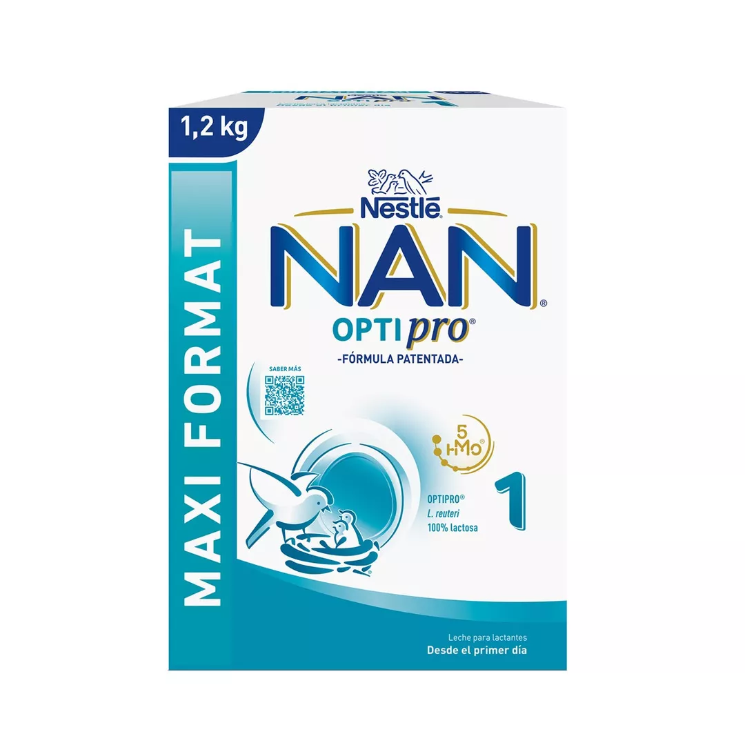 Lapte praf Nan Optipro 1, 1200 g, Nestle, [],farmaciabajan.ro