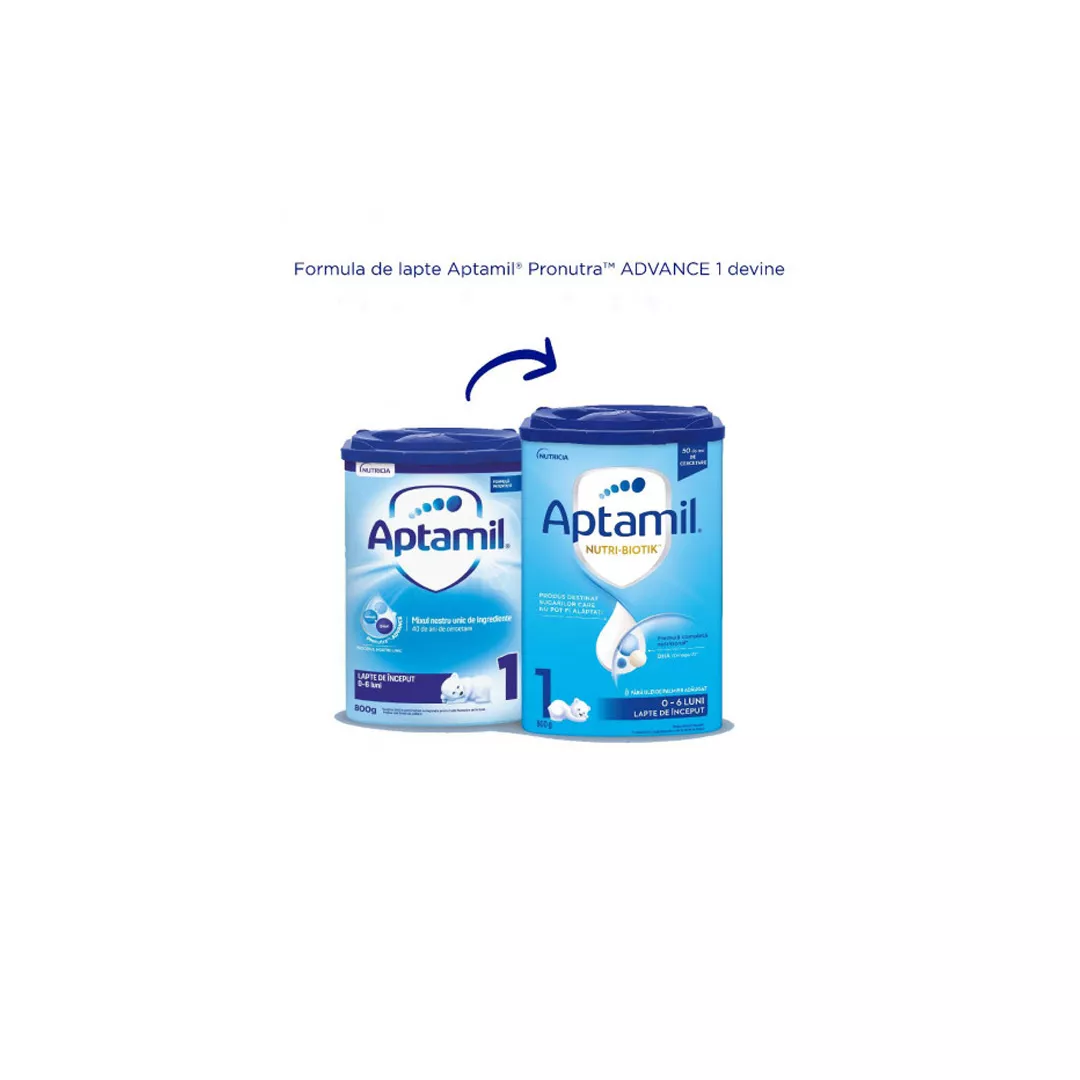 Lapte praf Nutricia Aptamil 1, 800 g, 0-6 luni , [],https:farmaciabajan.ro