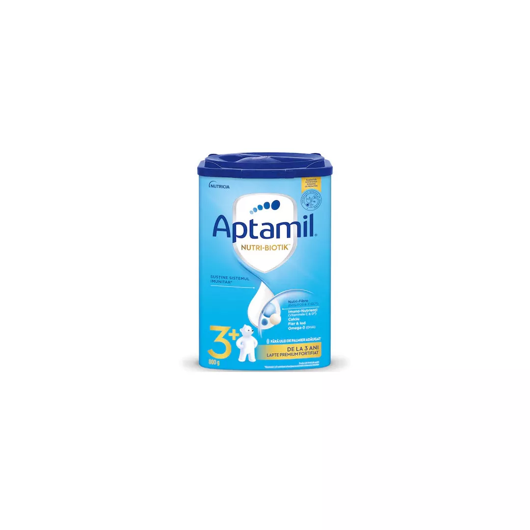 Lapte praf Nutricia Aptamil Junior 3+, 800 g, de la 3 ani, [],https:farmaciabajan.ro