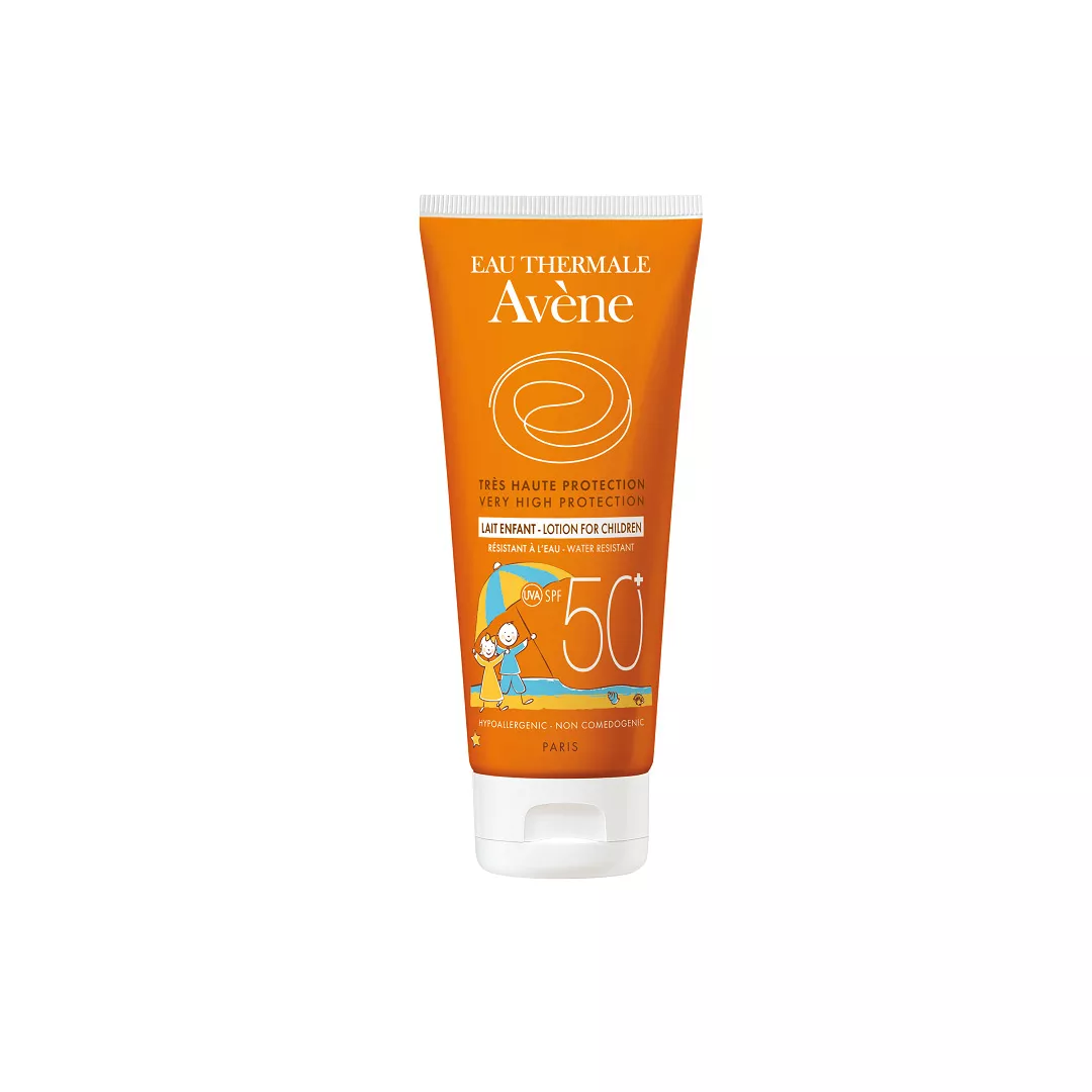 Lapte protectie solara pentru copii cu SPF50+, 100 ml, Avene, [],https:farmaciabajan.ro