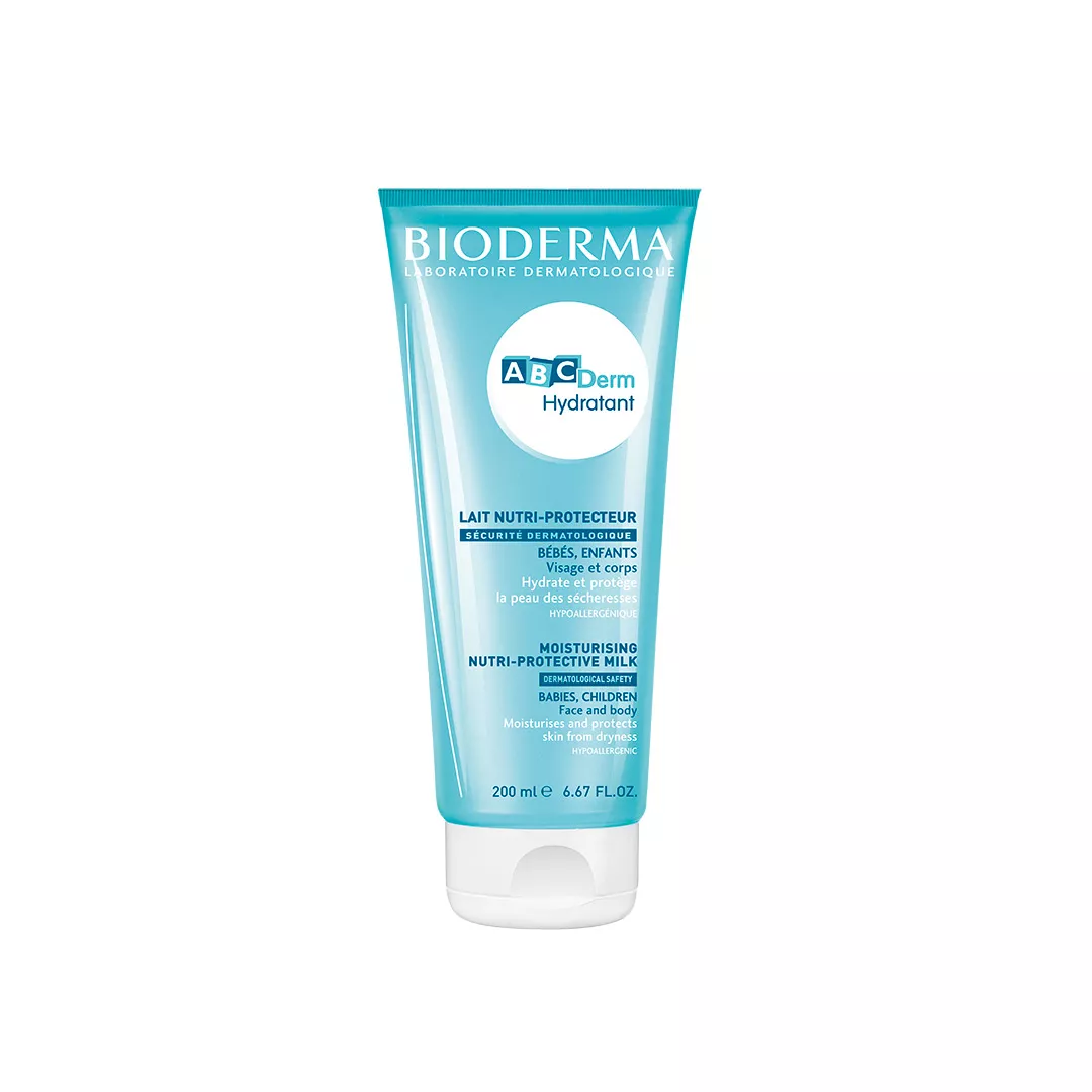 Lapte hidratant ABCDerm, 200 ML, Bioderma, [],farmaciabajan.ro